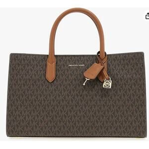 Michael Kors Scarlett Medium Satchel Gold-Tone Hardware/Brown/Acorn Handbag